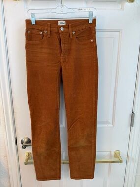 J. Crew Men’s Corduroy Pants in Rust